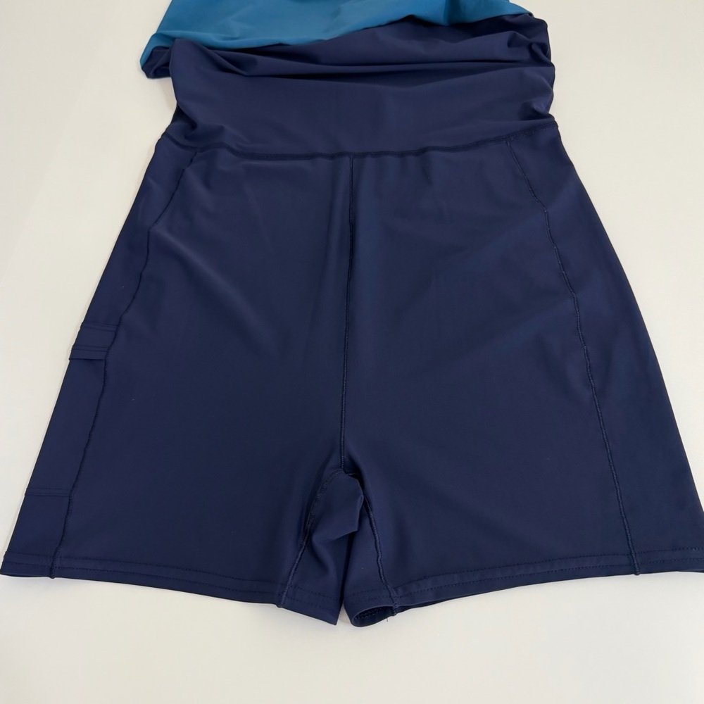 Outdoor Voices Athletic Dress Dark Teal Blue Size Medium - Picture 5 of 9